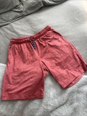 EUC Boys Crewcuts Heather Red Athletic Drawstring Shorts Size 14